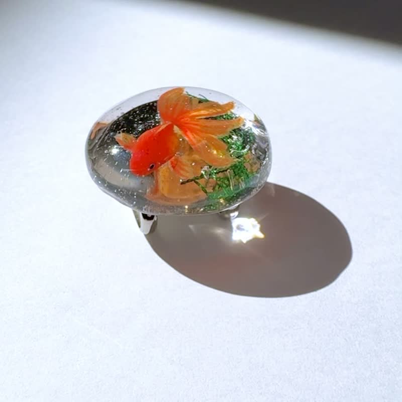 Made to order　Goldfish　Obidome　Japanese kimono accessories - Other - Resin 