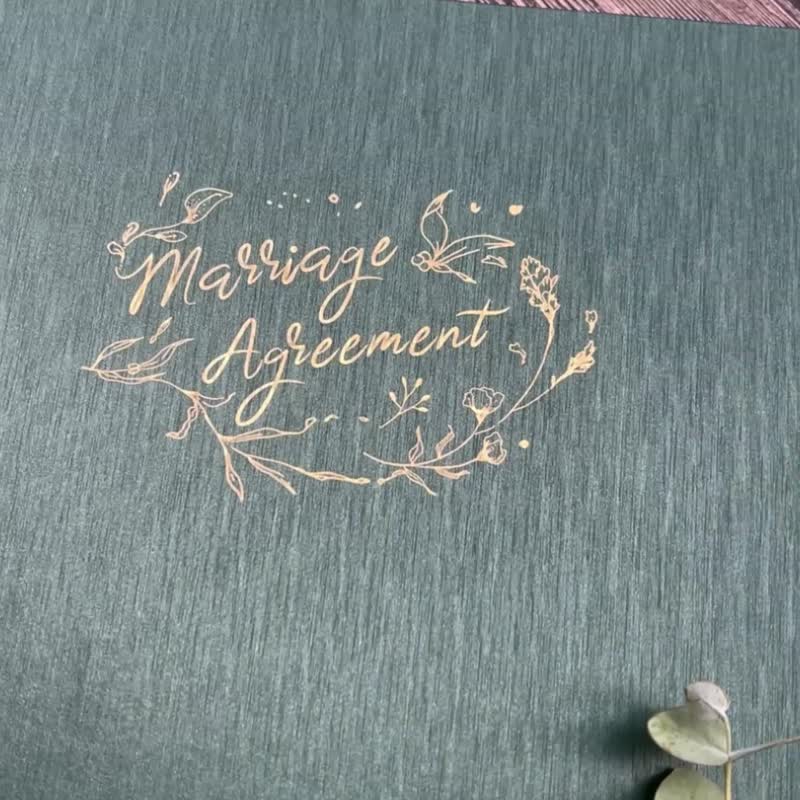American Marriage Book About O Marriage Certificate Clip O Two Books About Group - ทะเบียนสมรส - กระดาษ 
