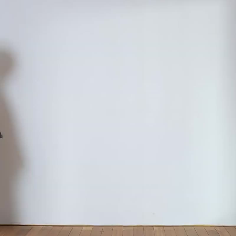 鹿造LUZAO Patchwork Wide-Leg Pants with Elastic Drawstring, Unisex Style - Men's Pants - Cotton & Hemp Blue