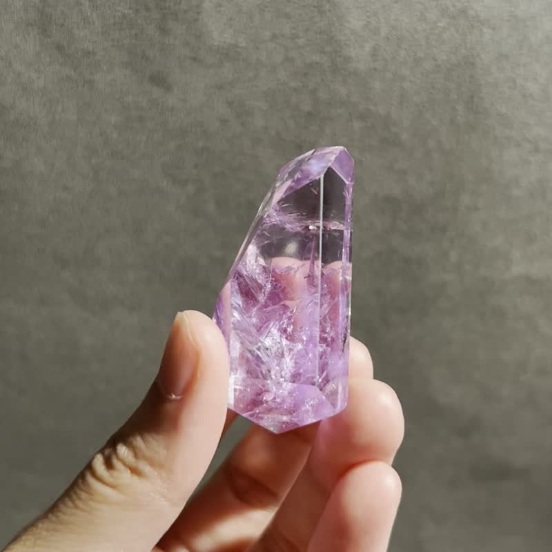 Purple Azeztulite Crystal (Awakening, Meditation) - Items for Display - Crystal Purple