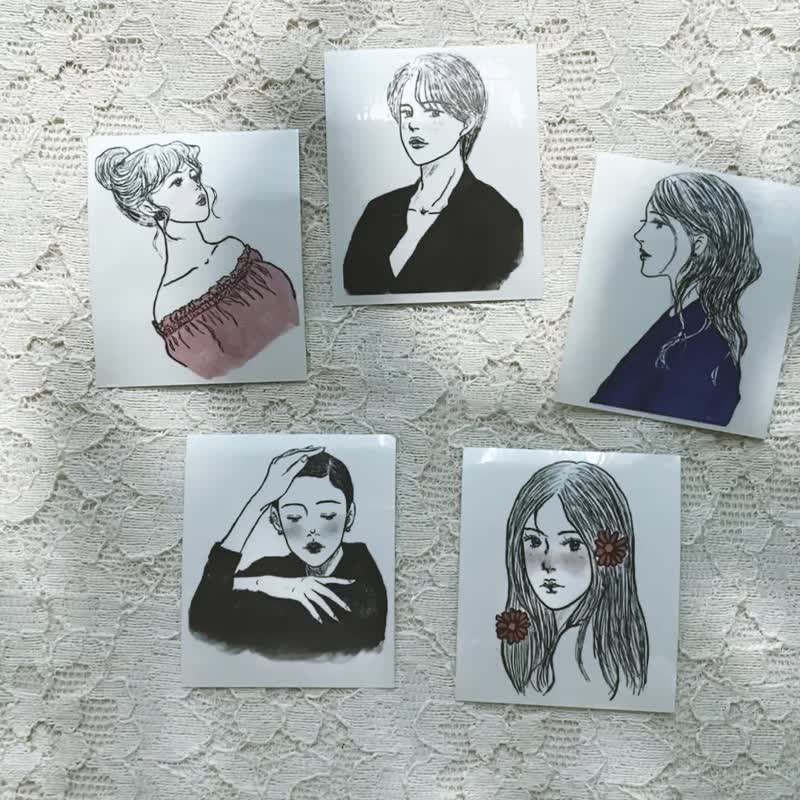 Point Color Mood Pet Sticker Pack  50x60mm - 貼紙 - 塑膠 