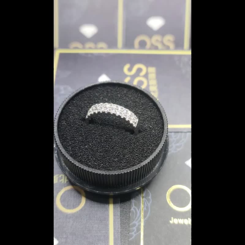 Moissanite Moissanite 1 carat engagement flower bud diamond ring Taipei store Cu - แหวนทั่วไป - วัสดุอื่นๆ 