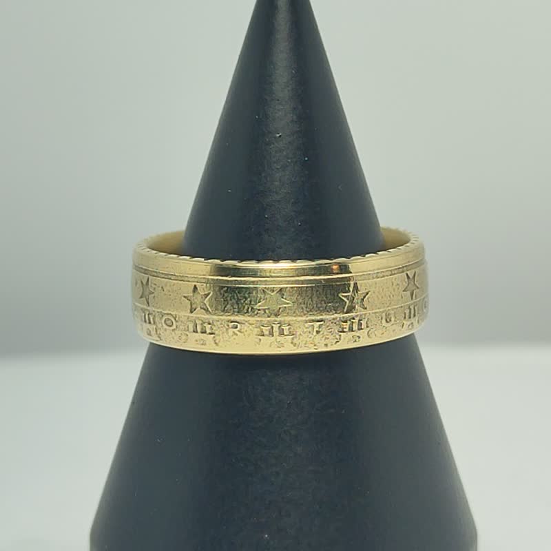 Portugal Coin Ring 50 euro cent 2021 coin rings for men coin rings for women - 戒指 - 其他金屬 