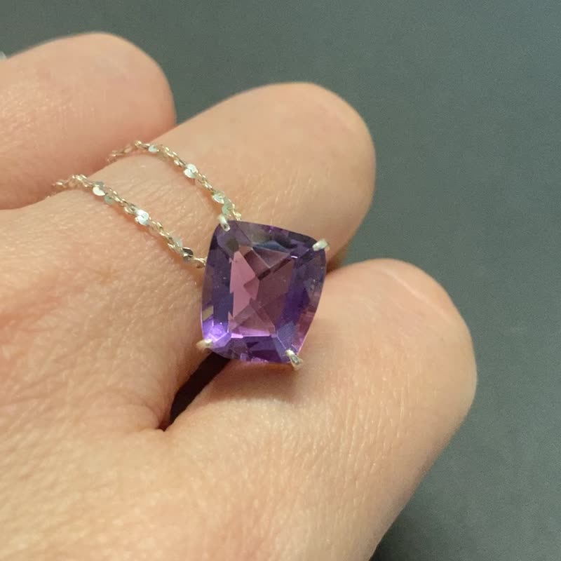 天然 隨形 水晶 吊墜 尼泊爾製 925純銀 手工製 - 項鍊 - 水晶 
