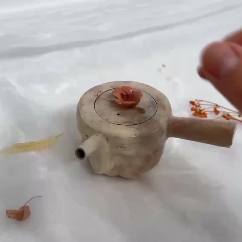 微醺系列側把壺(壺蓋可固定) - 茶壺/茶杯/茶具 - 陶 