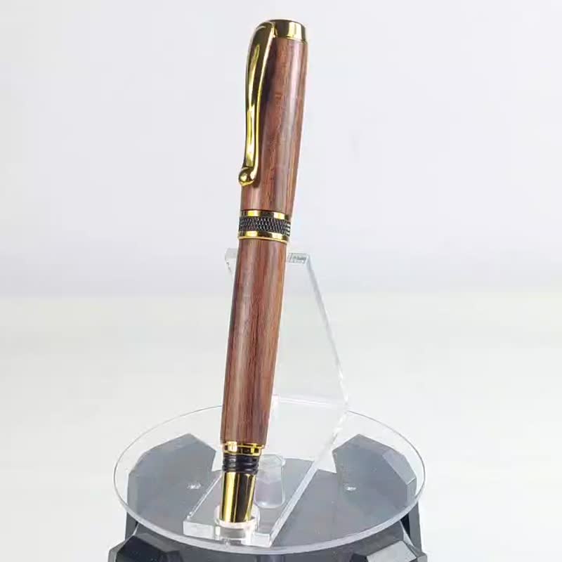 Bolivian ironwood ballpoint pen/handmade ballpoint pen/KOBE handmade pen - ไส้ปากกาโรลเลอร์บอล - ไม้ สีนำ้ตาล