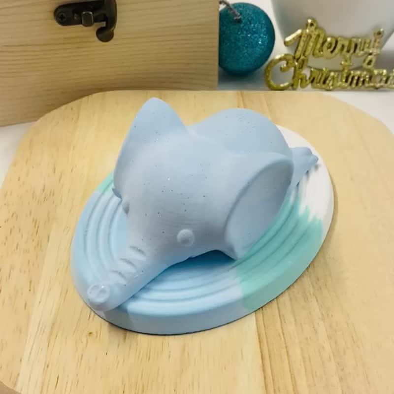 Baby Elephant Aroma Stone - Fragrances - Other Materials Blue