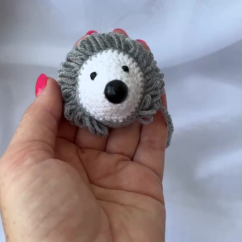 Crochet PATTERN Hedgehog nose warmer. Animal lover gift. Hedgehog mask. Digital - 線上教學/教學影片 - 其他材質 