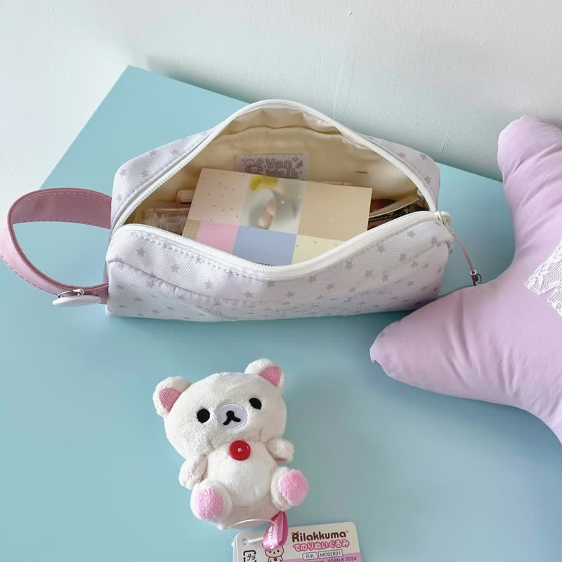 Vanwalk Taiwan Official-กล่องดินสอ Lexing เรียบง่าย Sparkling - กล่องดินสอ/ถุงดินสอ - ไฟเบอร์อื่นๆ หลากหลายสี