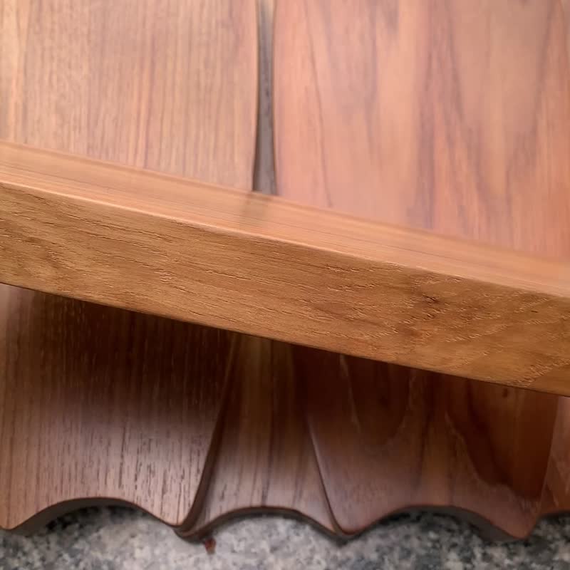 Flair 58 wooden base for placing the scale for coffee maker - 咖啡壺/手沖壺 - 木頭 咖啡色