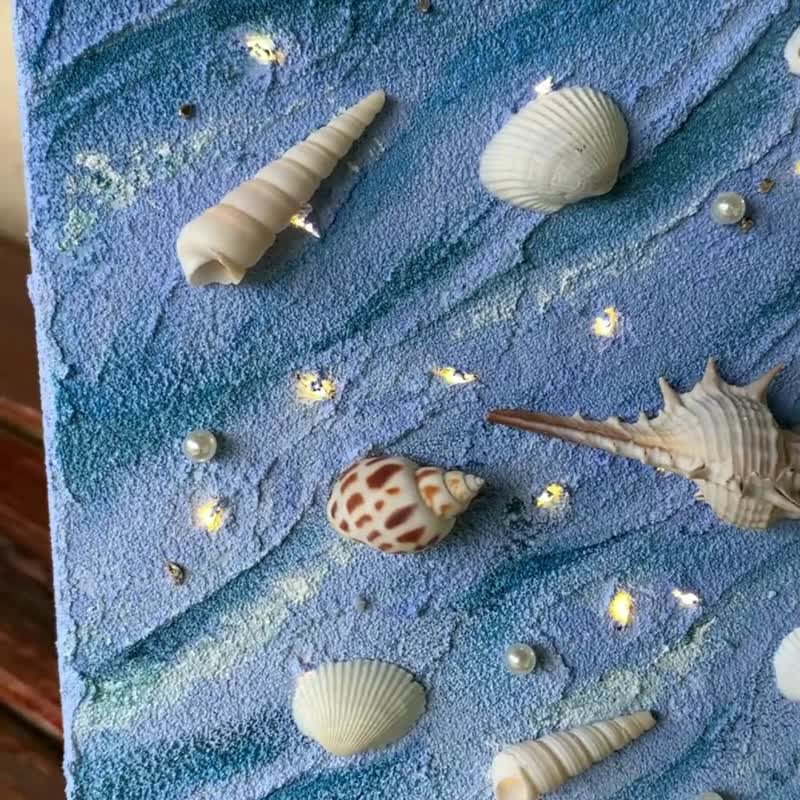 Taichung [3D Starlight Painting] Ocean Shell Starlight Painting Course - วาดภาพ/ศิลปะการเขียน - ผ้าฝ้าย/ผ้าลินิน 