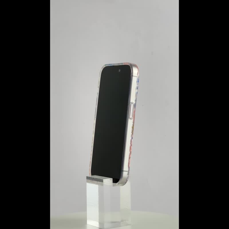 【kate spade】iPhone 15系列 MagSafe 精品手機殼 秘密花園 - 手機殼/手機套 - 塑膠 白色