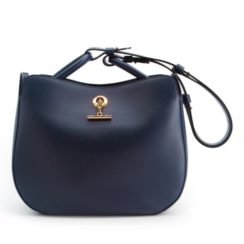 Cradle 意大利牛皮大搖籃包 側背包 原創設計 - 側背包/斜背包 - 真皮 多色