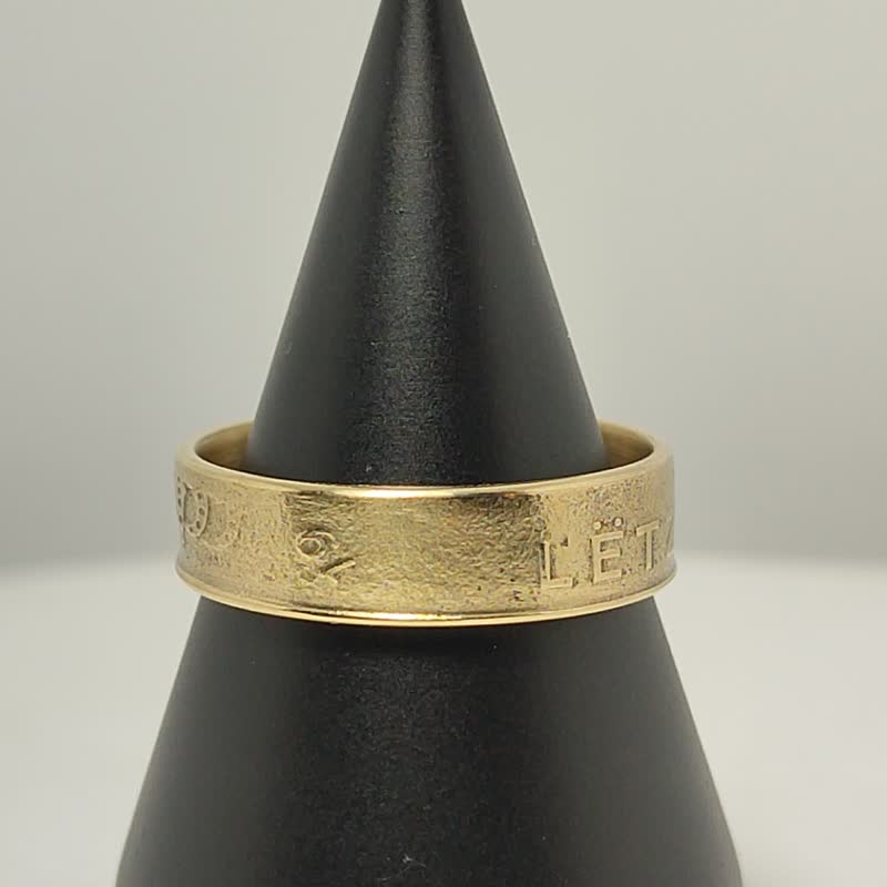 Luxembourg Coin Ring 5 francs 1989-1995, Luxembourg Ring Woman, Ring Luxembourg - 戒指 - 其他金屬 