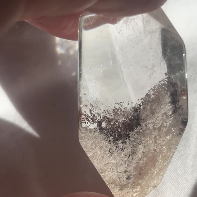 雪花 白幽靈 粉幽靈 紅幽靈 水晶 隨型 手把玩 天然原石 水晶原礦 - 擺飾/家飾品 - 水晶 粉紅色