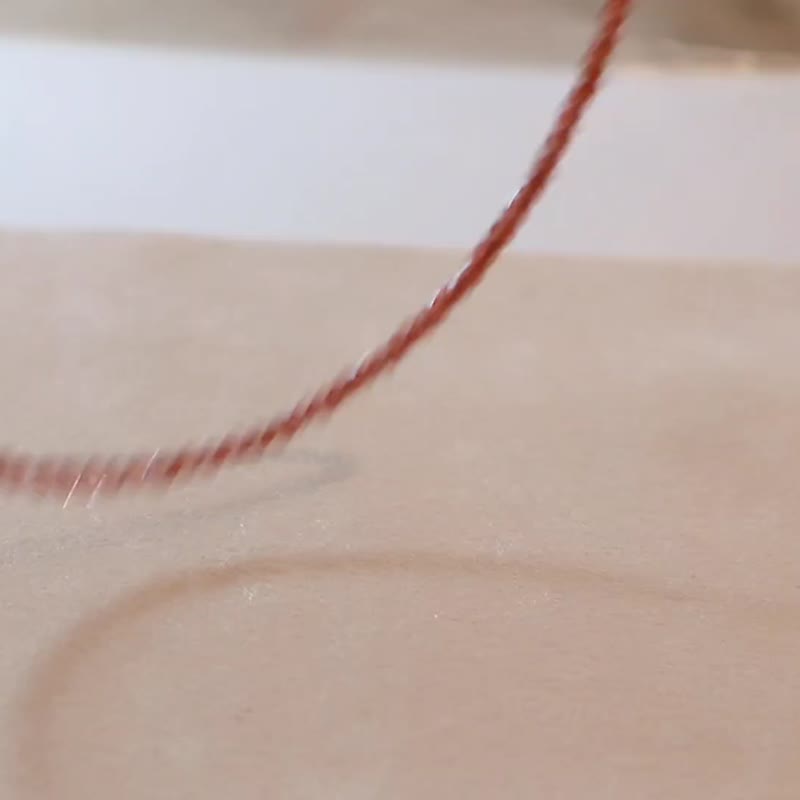 石榴石 一月誕生石925 SILVER 切面石榴石2.5mm- 細緻頸圈項鍊 - 項鍊 - 半寶石 紅色