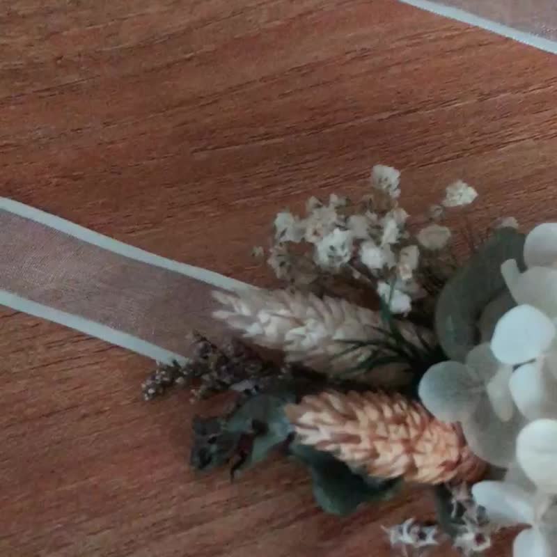 自然風手腕花 繡球手腕花 - 乾燥花/永生花 - 植物．花 