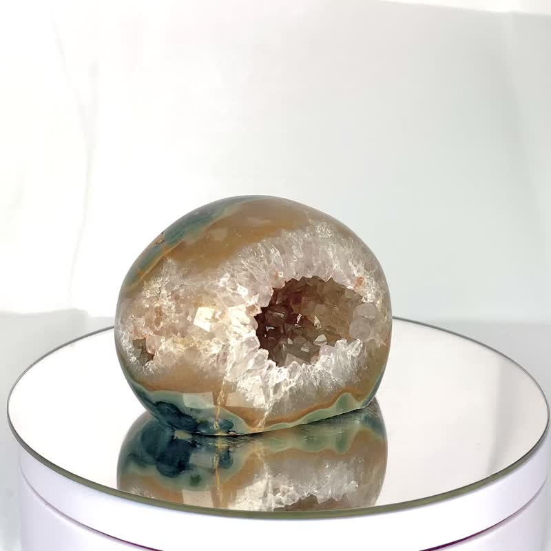 烏拉圭拋光異象錢袋 040284 - 擺飾/家飾品 - 水晶 紫色