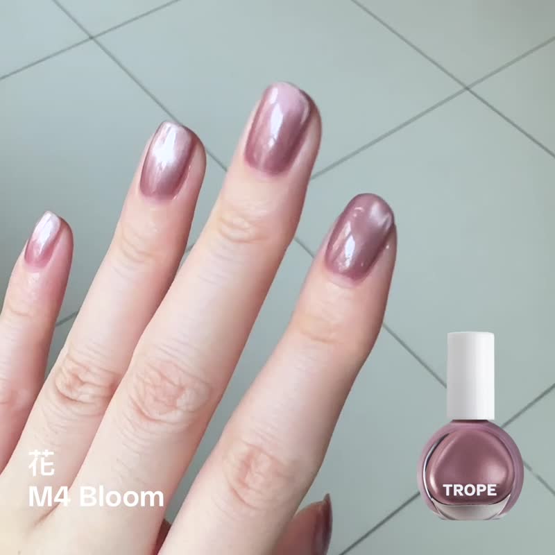 TROPE M4 Bloom 花 | 琉璃水光貓眼 • 水性指彩 - 指甲油/指甲貼 - 顏料 粉紅色
