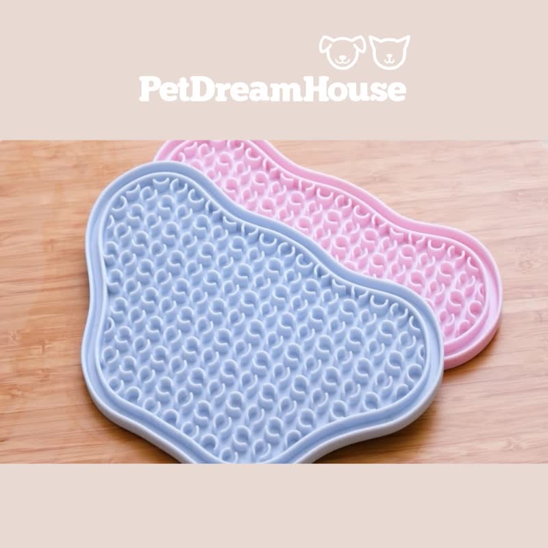 【貓狗用品】PetDreamHouse 爪爪星球口水舔食墊 - 寵物碗/碗架/自動餵食器 - 塑膠 
