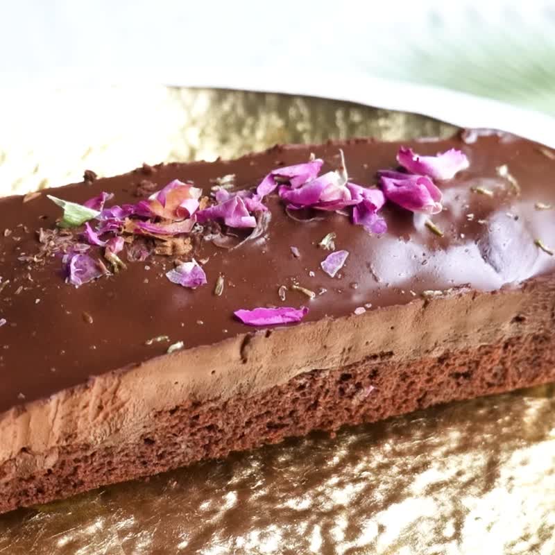 Black Brick Rice Brownie – Vegan and Gluten Free – - Cake & Desserts - Fresh Ingredients Brown