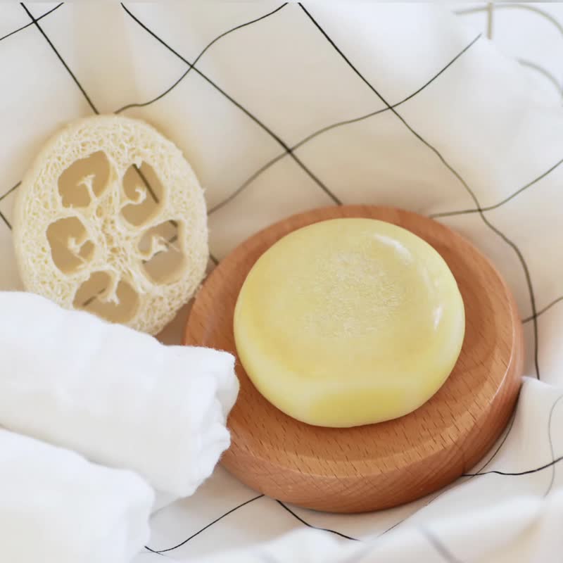 溫泉絲瓜野菊皂 促進角質肌膚新陳代謝 調理肌膚 - 洗手乳/洗手用品 - 其他材質 黃色