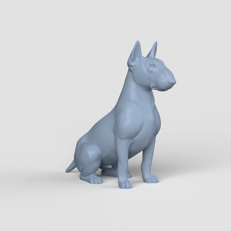 3D模型STL CNC Router文件3dprintable Bullterrier坐 - 其他數位設計 - 其他材質 
