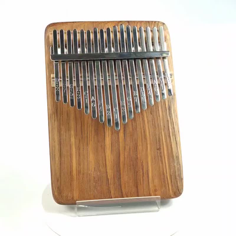 棕櫚木拇指琴/17音拇指琴/KALIMBA - 吉他/樂器 - 木頭 咖啡色