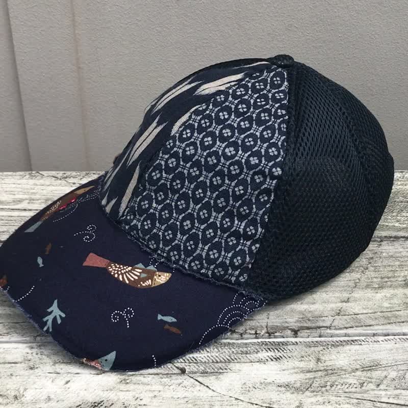 襤褸パッチワーク帽子　cap-p019 - 帽子 - 聚酯纖維 