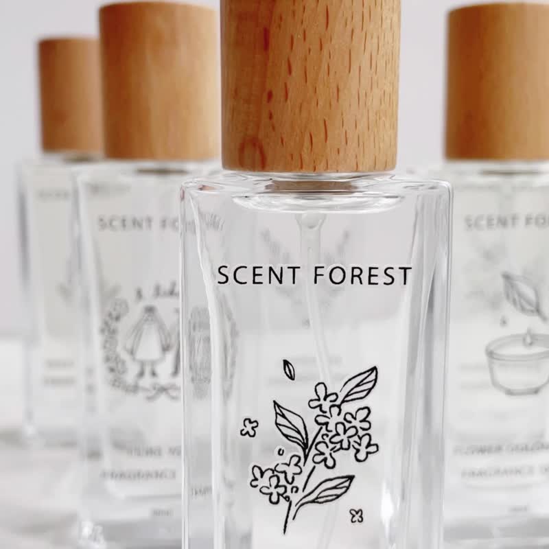 [Value Gift Box] Perfume Spray x Scented Candle - Gift Box Set of Two [10% Off] - น้ำหอม - แก้ว ขาว