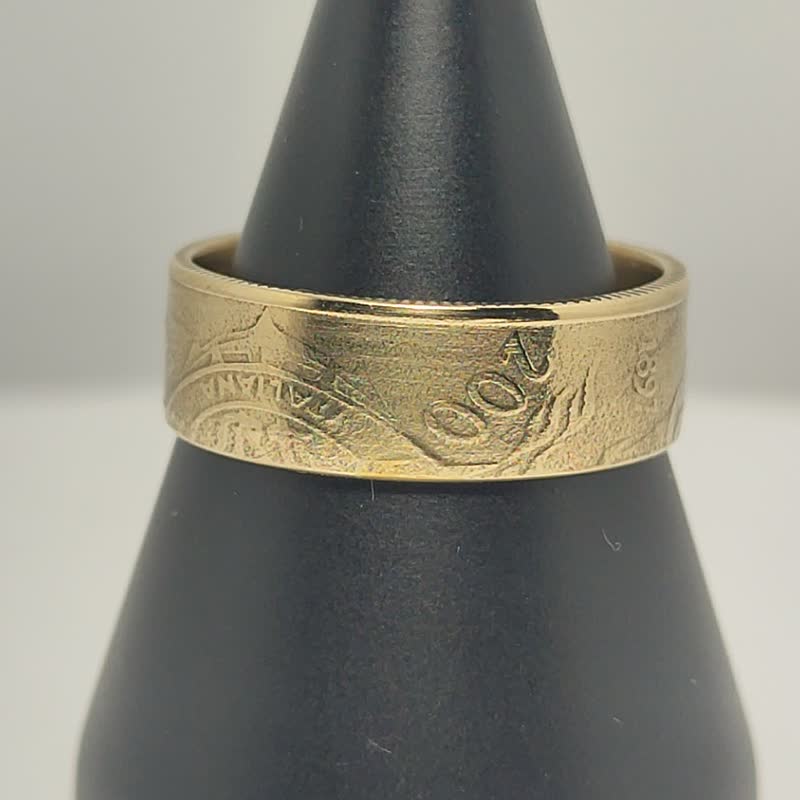 Italy Coin Ring 200 lire 1997, Italy Ring Brass, Woman Italy Ring, Italy Ring - แหวนทั่วไป - โลหะ 