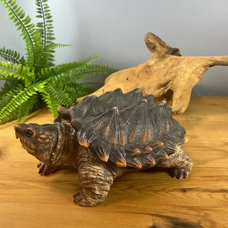 ZOOCRAFT擬真動物系列大鱷龜造型存錢筒 - 其他 - 樹脂 綠色