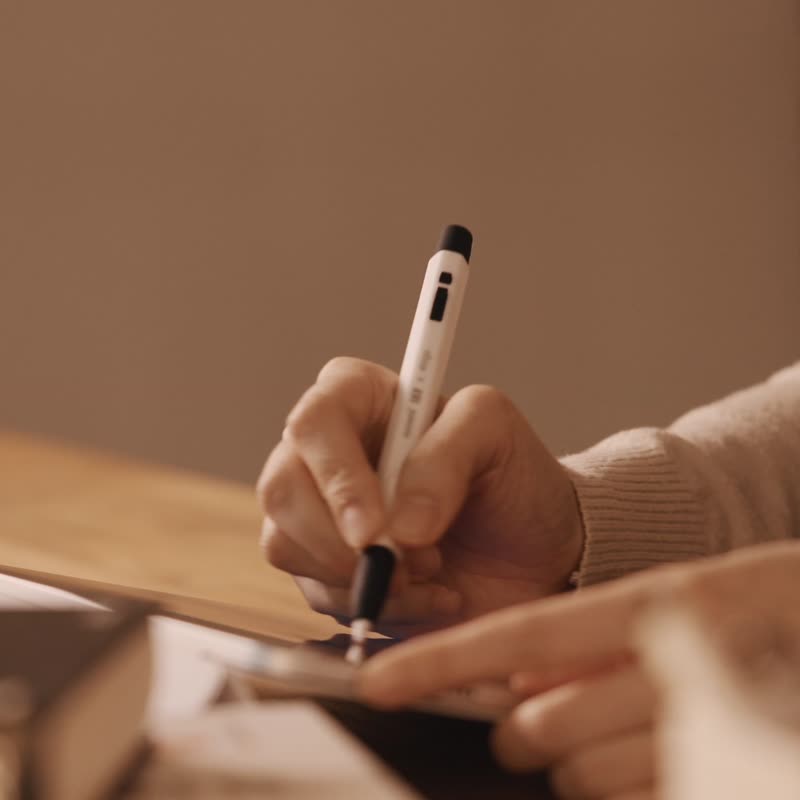 Apple Pencil 2代 / Pro MONAMI 153聯名筆套 - 科技小物 - 矽膠 白色