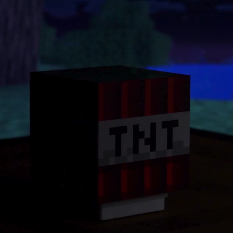 【麥塊】Minecraft TNT發聲炸藥3D Figure 燈 - 燈具/燈飾 - 塑膠 紅色