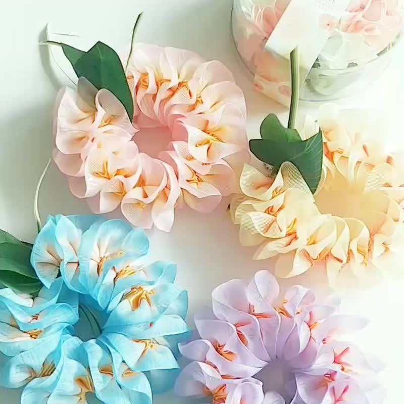 烏克麗麗配件 夏威夷熱帶花 歐根紗緞帶 雞蛋花 烏克麗麗背帶 - 吉他配件 - 棉．麻 粉紅色