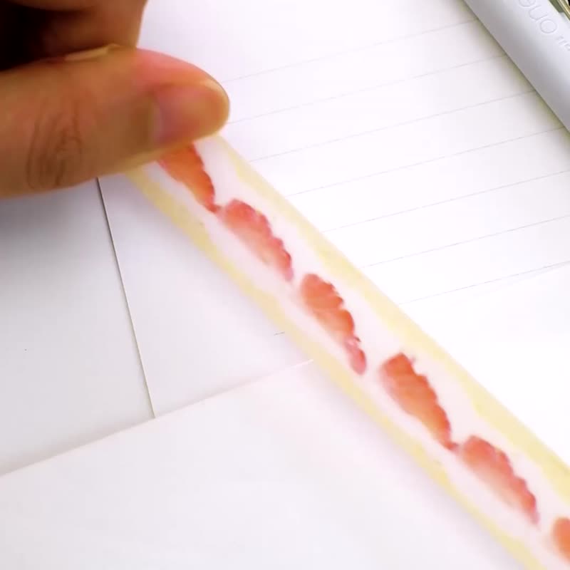 Fruit sand washi tape / strawberry / 15mm - Washi Tape - Paper 