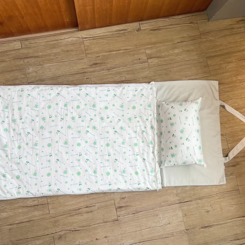 Three-in-one modal children's sleeping bag (breathable/skin-friendly/sleeping pad/pillow/quilt/sleeping out/kindergarten) - เครื่องนอน - วัสดุอีโค 