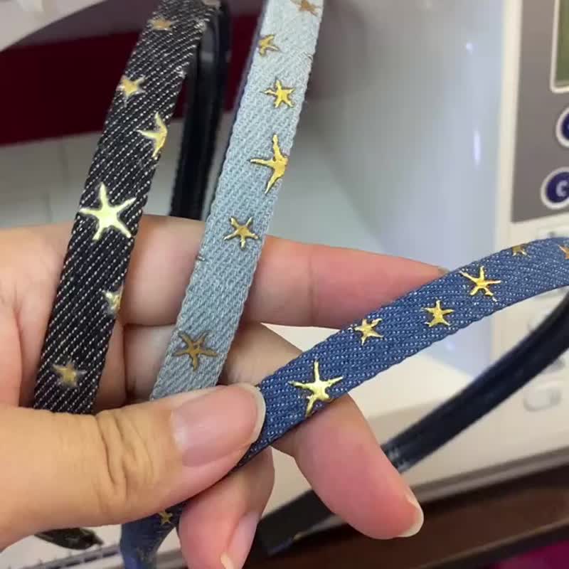 C-Super comfortable headband/headband-headband, hairband, bow, cowboy star - ที่คาดผม - วัสดุอื่นๆ หลากหลายสี