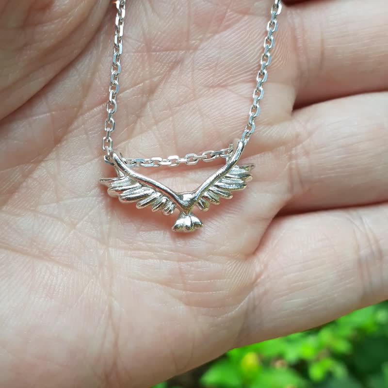 hawk pendant - สร้อยคอ - เงินแท้ 