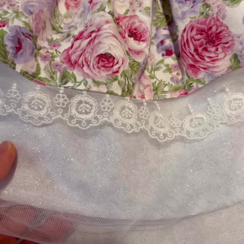 澎澎屁屁裙-after party//彌月收涎抓週生日派對送禮拍照// - 女童洋裝/裙子 - 棉．麻 白色
