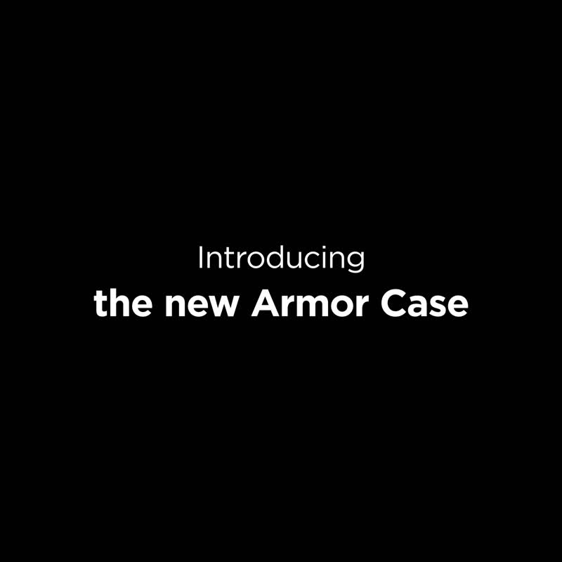 iPhone 14 Pro/Pro Max Armor Shock Absorbing Matte Case - Phone Cases - Plastic Black