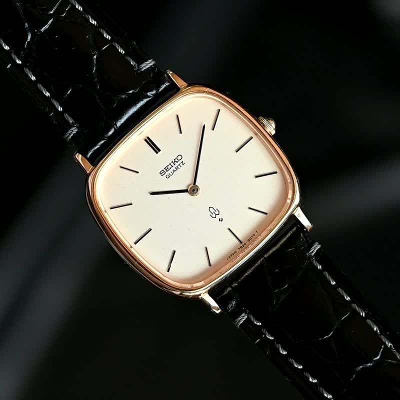 SEIKO Chariot QUARTZ メンズ 腕時計 30mm Gold-Filled Case Ref.7820-5050 手錶 古董錶 復古手錶 - 男錶/中性錶 - 不鏽鋼 金色