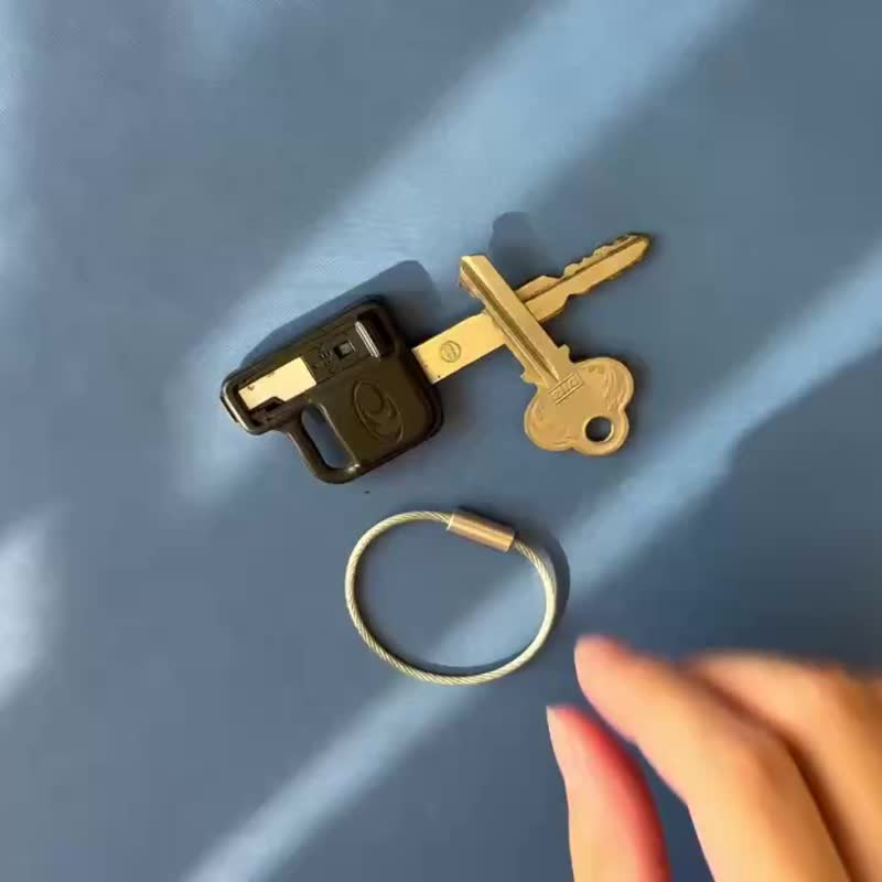 樂齡不傷手鑰匙環 - 鑰匙圈/鑰匙包 - 其他金屬 銀色