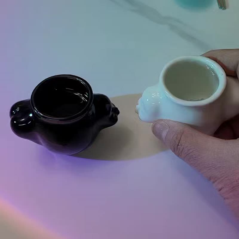 情侶陶瓷杯_BBojan SET - 花瓶/花器 - 瓷 透明