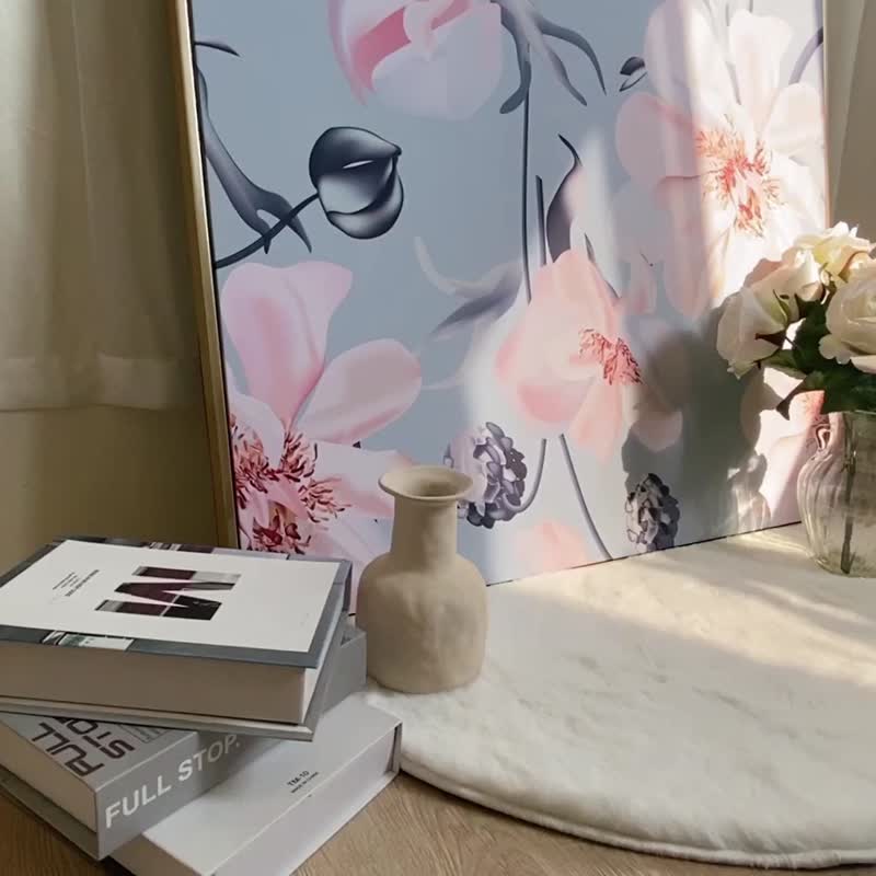 春からのお祝い - 花/牡丹/プレゼント/掛け絵/民宿/インテリア/コーヒーショップ飾り/リビング/壁飾り/子供部屋/部屋飾り - ポスター・絵 - コットン・麻 多色