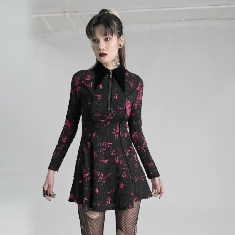 Pagan Blood Sacrifice Dress/will be out of print soon - One Piece Dresses - Other Materials Black
