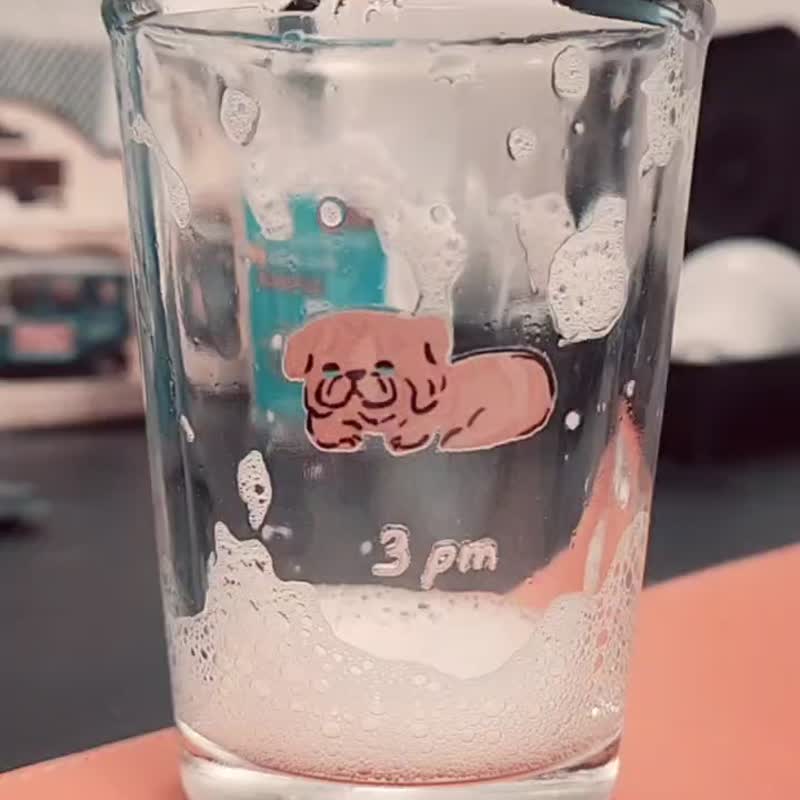 【爛爛狗】ALL DAY TIRED 啤酒杯 | 熱炒杯 | 酒杯 | 禮品 - 酒杯/酒器 - 玻璃 