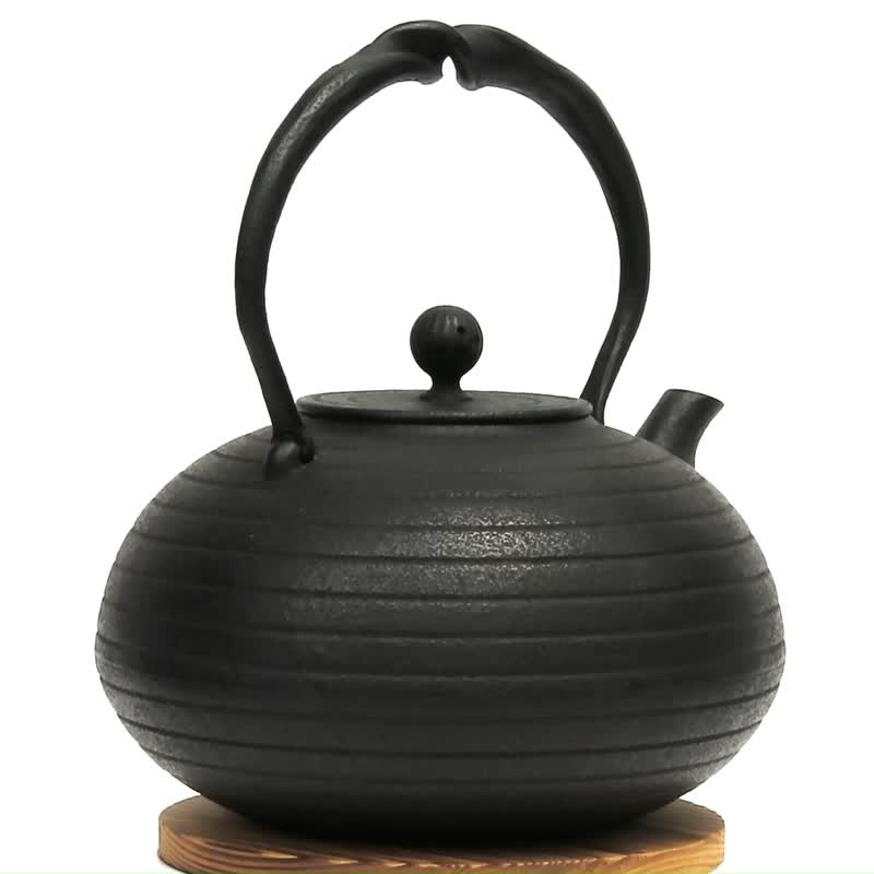 紅蓮堂 葛卷元作 南部鐵器 鐵瓶 鐵壺 碩果累累 環形圖案 1.5L - 茶壺/茶杯/茶具 - 其他金屬 