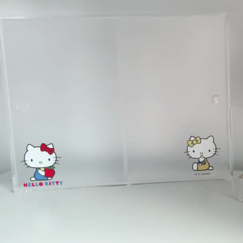 展示品/福利品【收納救星】聯名限定款/迷霧/拉門防塵收納櫃 - 其他 - 壓克力 透明