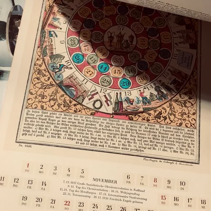 1981 東ドイツ時代カレンダー限定印刷版 No. 1 マクシミリアン美術館 - 本・書籍 - 紙 